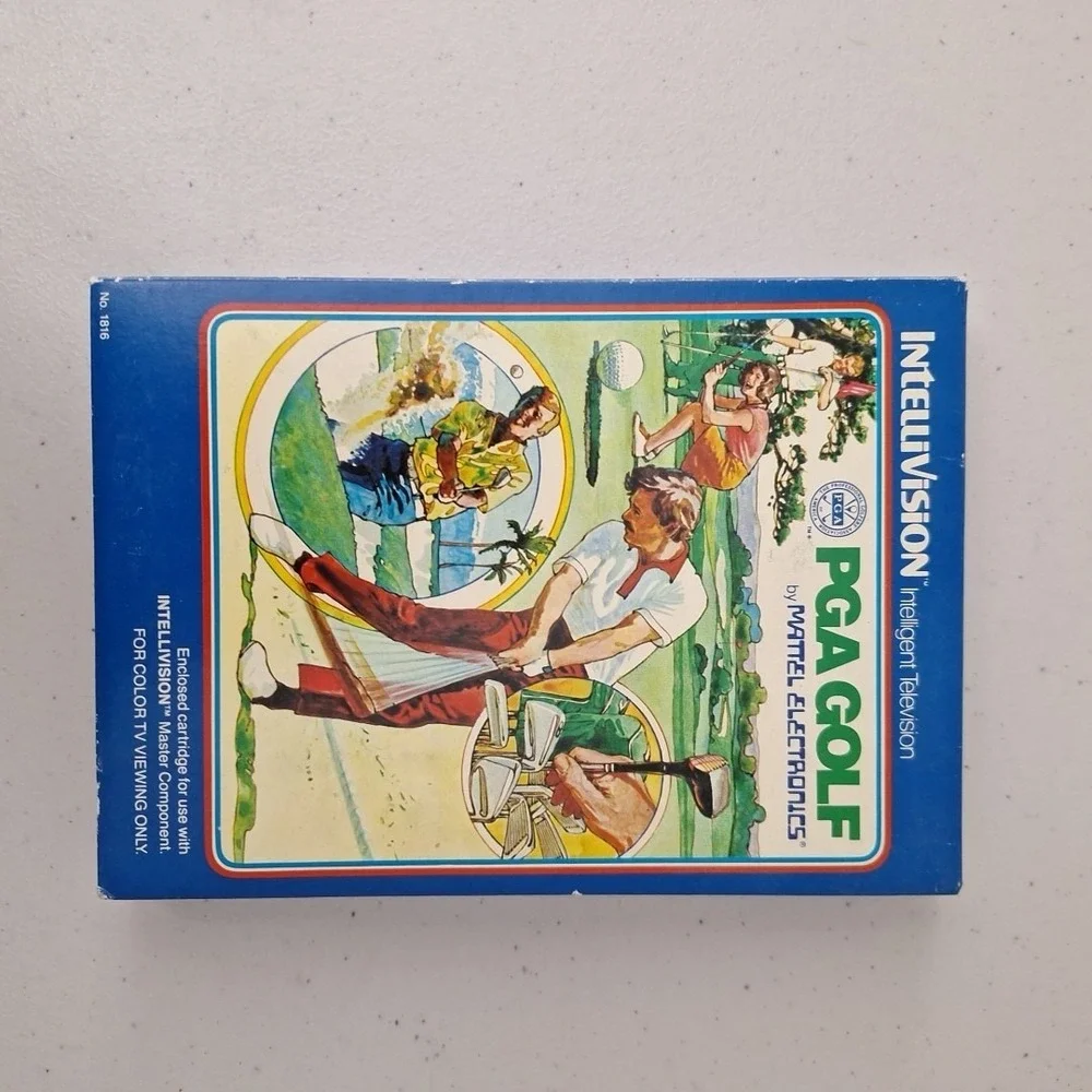 Lot of 5 Intellivision Games w/ Manuals & Controller Cover Overlays *SEE DESCRIP